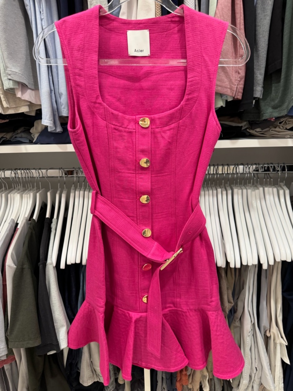 Acler Finsbury Ruffle-Hem Dress - Picture 5 of 8